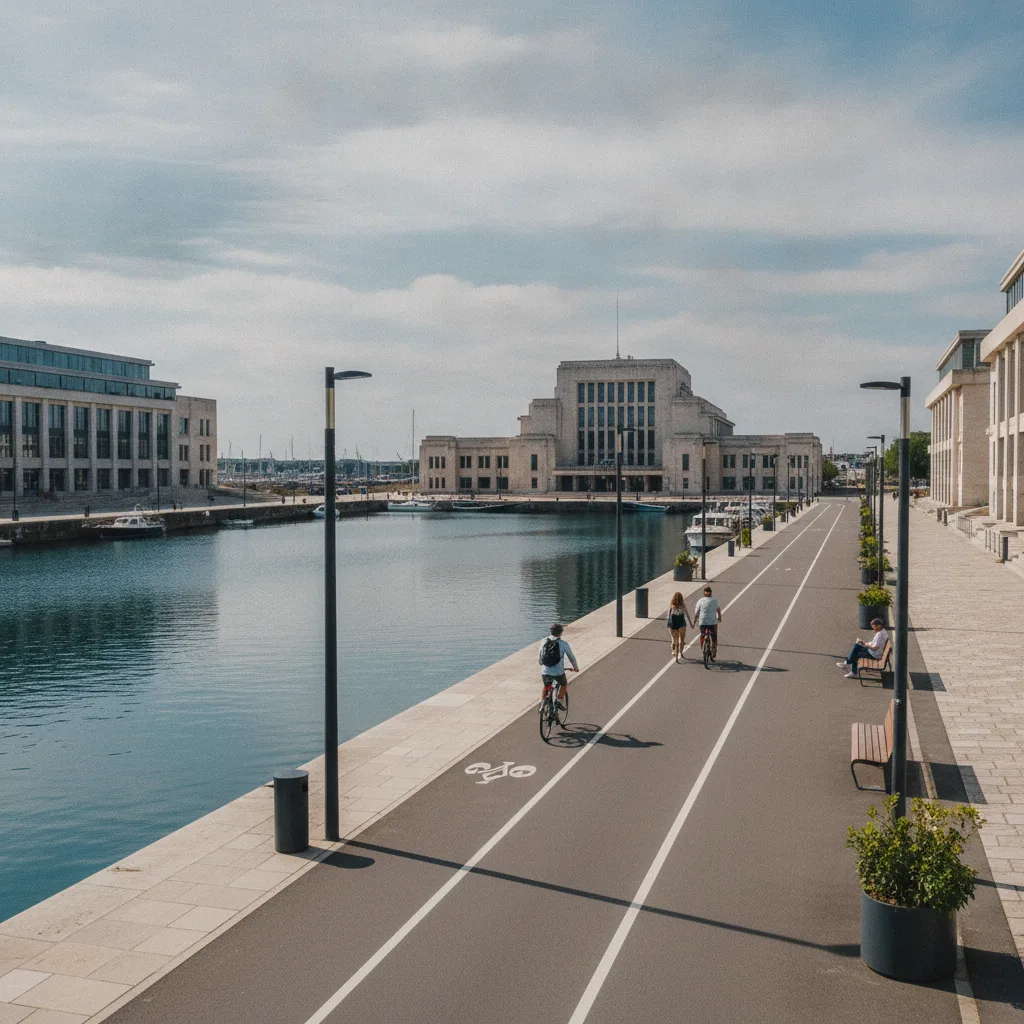 quartier gare port Cherbourg